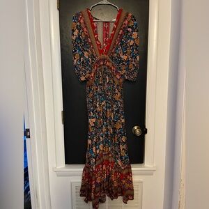 Baltic Born Multicolor Floral Maxi Dress